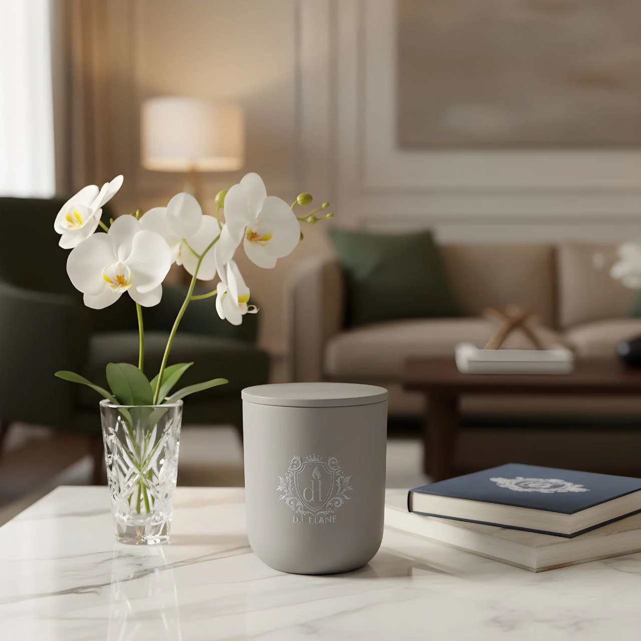 Hand-poured luxury candles featuring our signature artisan candle story.