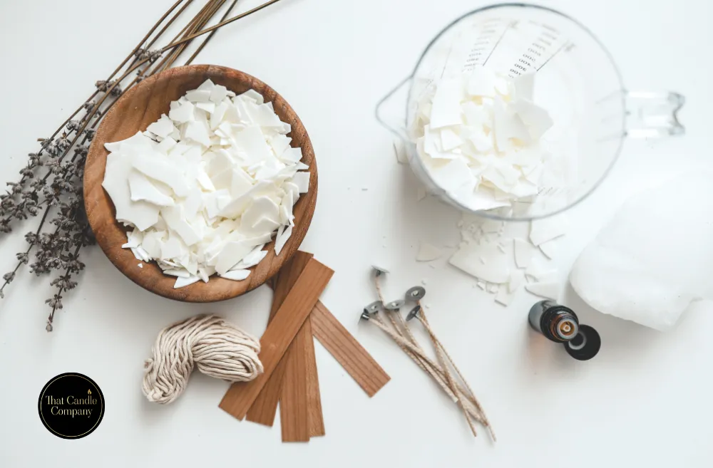 Hand-poured luxury candles ingredients for our artisan candle story
