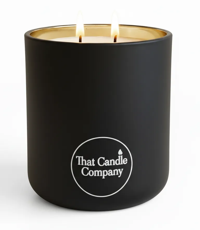 TOFFEE POPCORN Luxury Scented Candle. (Double Wick) By That Candle Company.