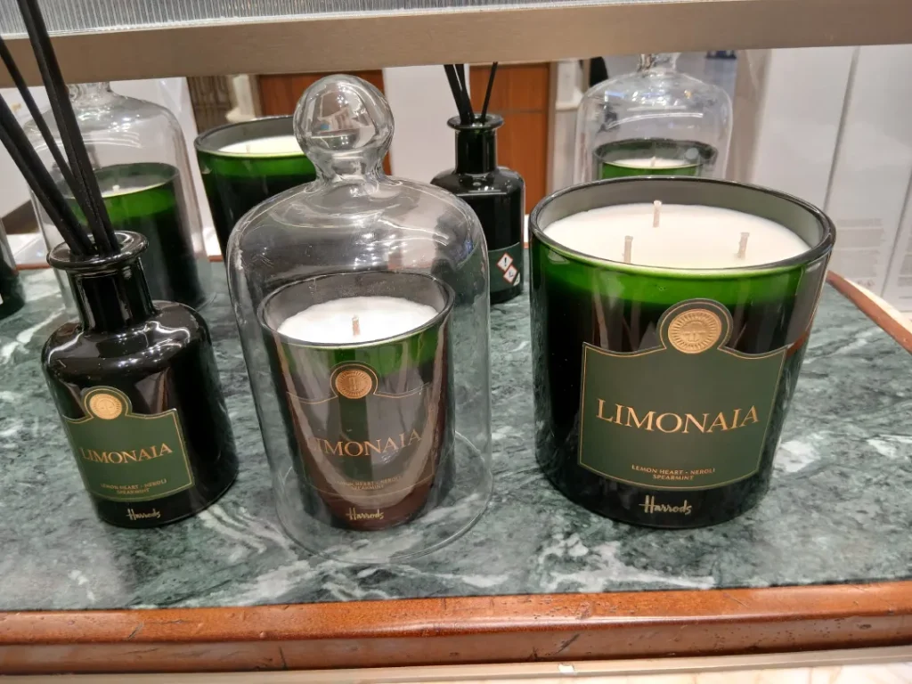 Harrods 2026 Luxury Candle Display Limonaia