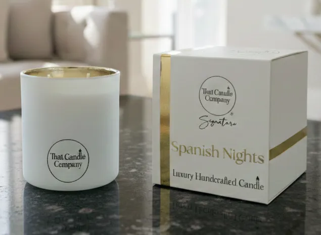 Large Double Wick SPANISH NIGHTS Luxury Scented Candle from That Candle Company