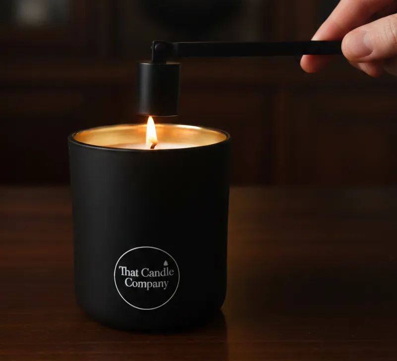 That Candle Company Black Matte Stainless Steel Professional Candle Snuffer