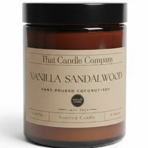 That Candle Company Luxury Scented Candle Vanilla and Sandalwood