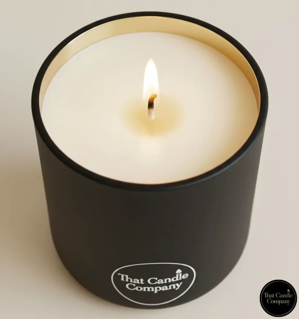 Close-up of coconut and soy wax blend used in That Candle Company luxury candles