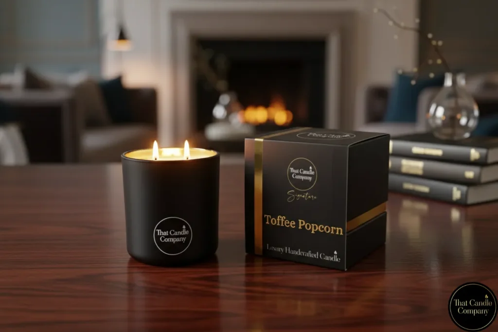 That Candle Company Toffee Popcorn Luxury scented candle