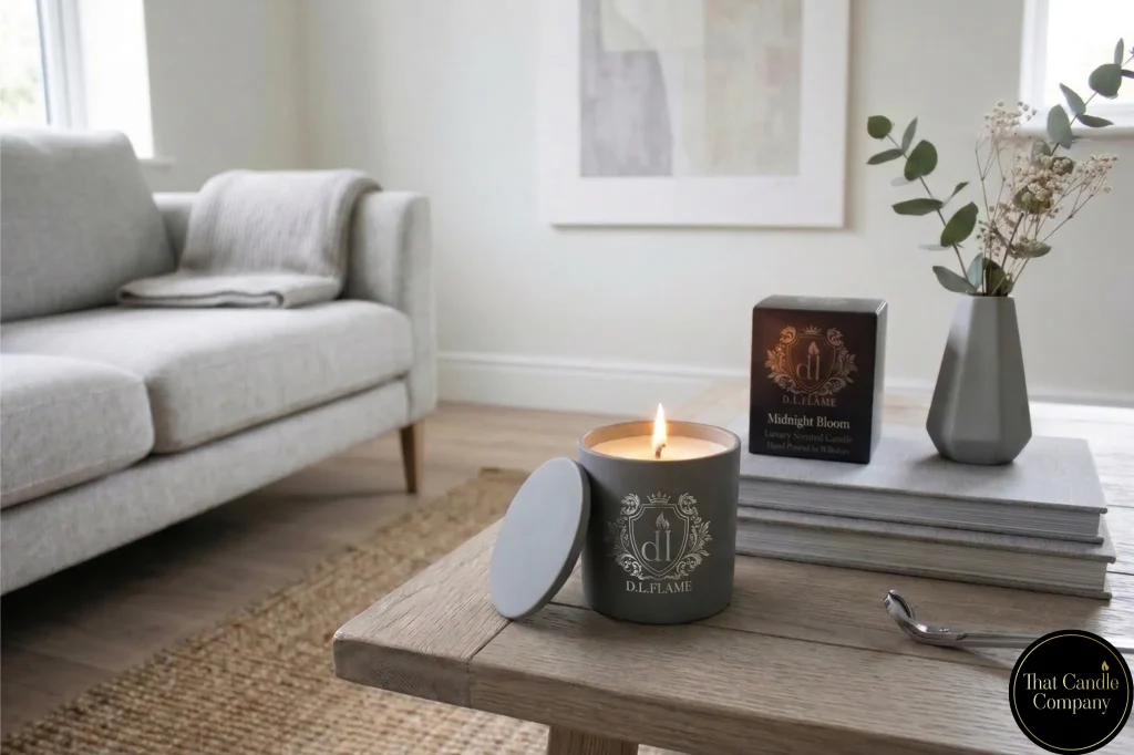 Luxury coconut and soy candles hand-poured by That Candle Company.